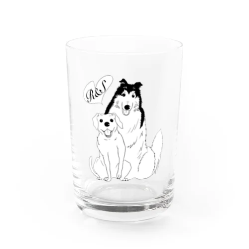 R&S dog  Water Glass