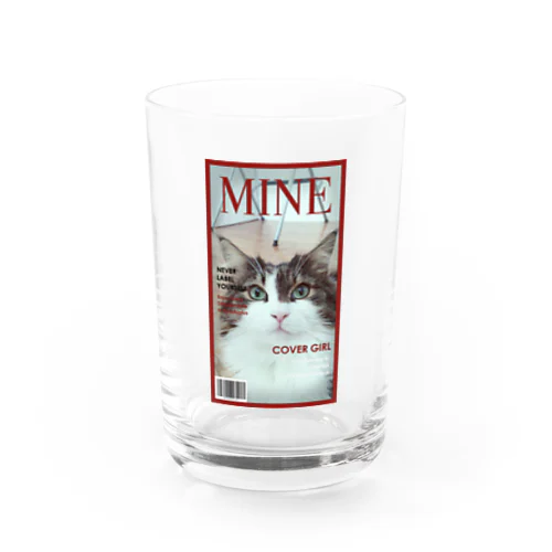 Cover girl Water Glass