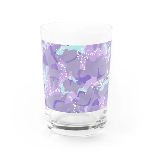 むらさき迷彩力士 Water Glass