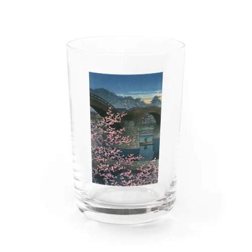 川瀬巴水《錦帯橋乃春宵》 Water Glass