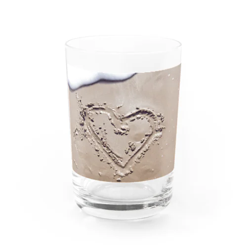 I heart you Water Glass