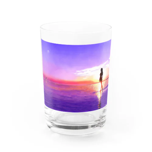 Sunset Ocean Ⅳ Water Glass