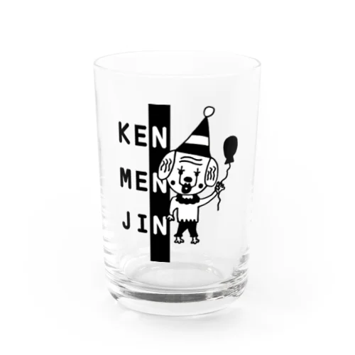 モノクロピエロ KENMENJIN グラス