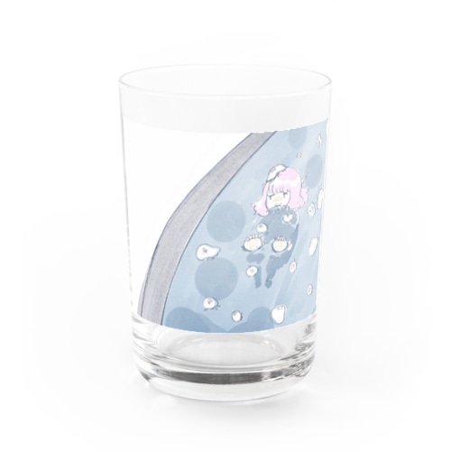 くらげのおふろ Water Glass