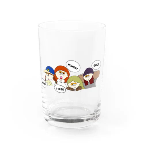 4人娘 Water Glass