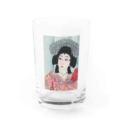 川瀬巴水《中村芝翫 雪姫》  Water Glass