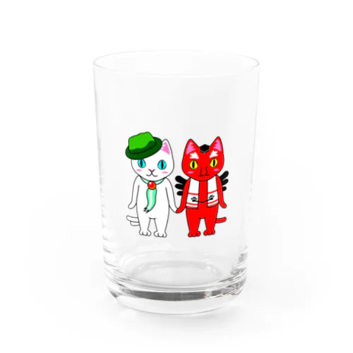 みなみん＆あしがーにゃ Water Glass