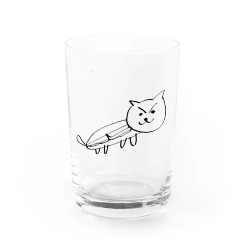 ハムチ犬 2 線画(黒) グラス