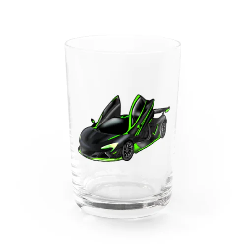 車のイラスト Water Glass