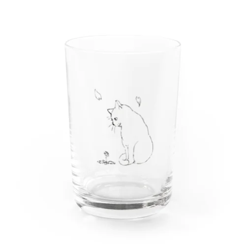 ねこ Water Glass