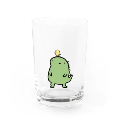 恐竜くんとひよこちゃん Water Glass