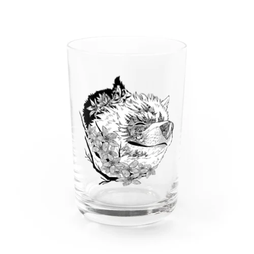 サモエドさくら（ヒルシュ風） Water Glass