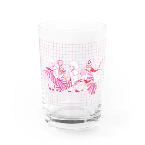 制服ちゃんトリプル Water Glass