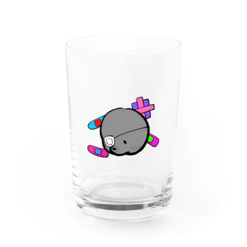 眼帯絆創膏もぐらちゃん Water Glass