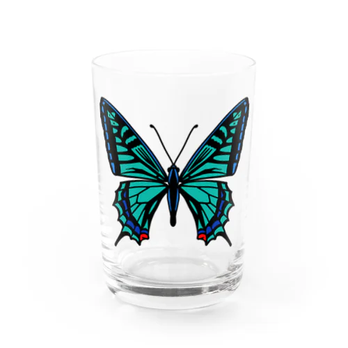 揚羽蝶 碧瑠璃色 Water Glass