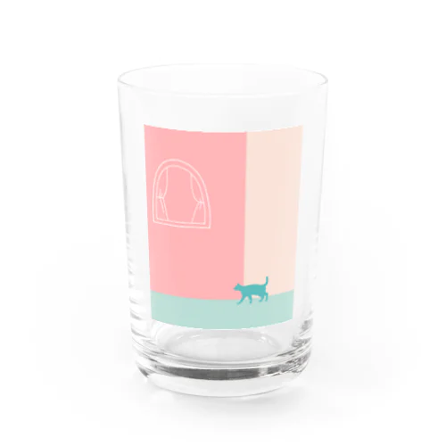 ねこ　異国の趣き Water Glass