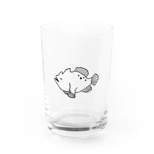 ねむみカエルアンコウ Water Glass