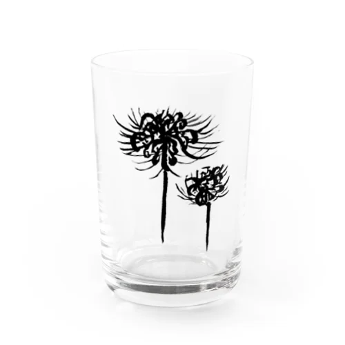 曼珠沙華　黒 Water Glass