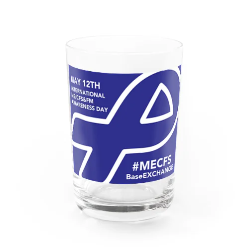 mecfs 慢性疲労症候群/筋痛性脳脊髄炎啓発カラーグッズ Water Glass