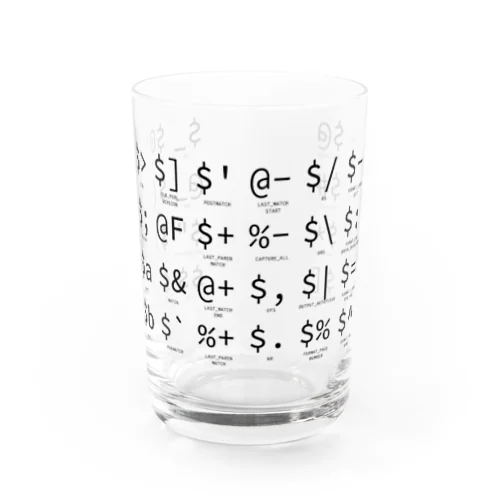 このPerl一文字変数なんだっけって思ったときに見るやつ Water Glass