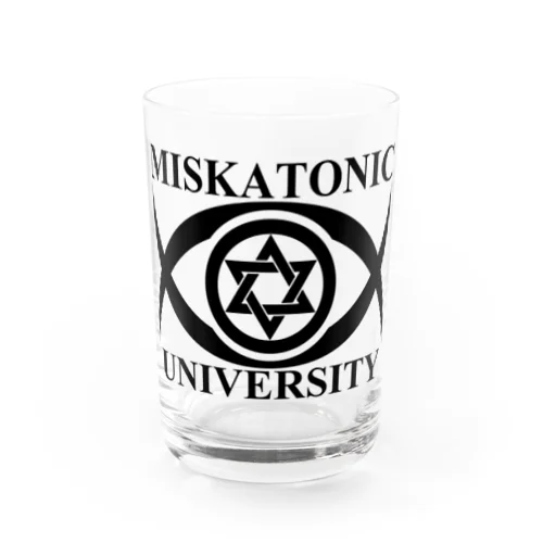 MISKATONIC UNIVERSITY Water Glass