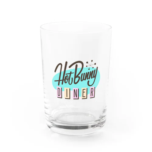 HOT BUNNY ロゴ Water Glass