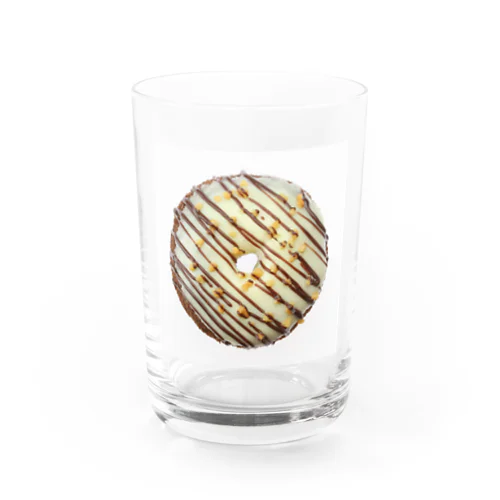 ホワイトチョコナッツドーナツ Water Glass