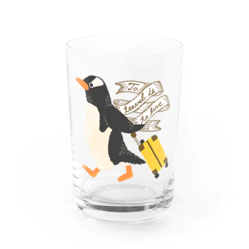 旅するペンギン Water Glass