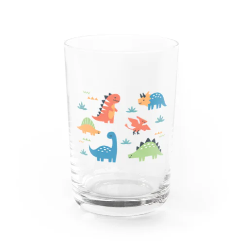 ゆるきょうりゅう Water Glass