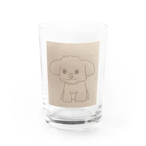 犬のポチ☆ Water Glass