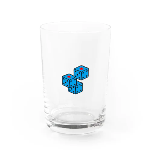 サイコロツミツミ Water Glass