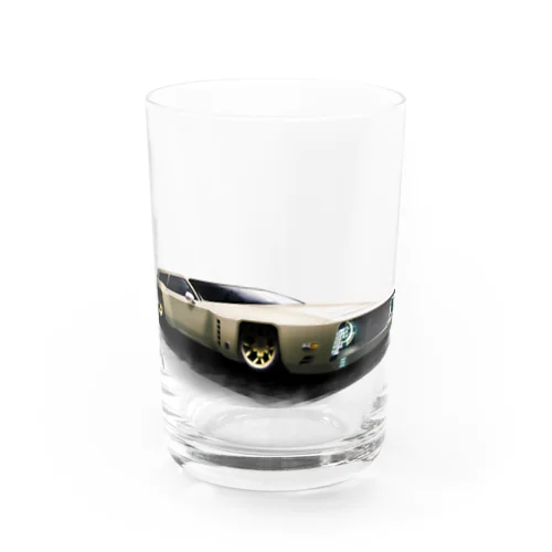 GRAY SCALE Journey V8(Full color) Water Glass