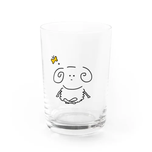 仰ぐ羊くん Water Glass