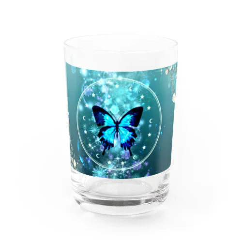 Deramy jade blue Water Glass