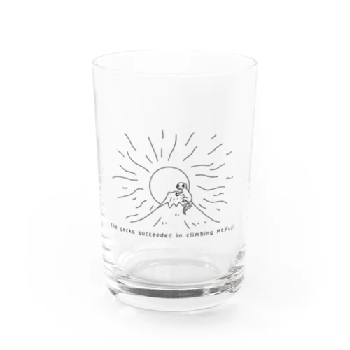 登頂ヤモリちゃん Water Glass