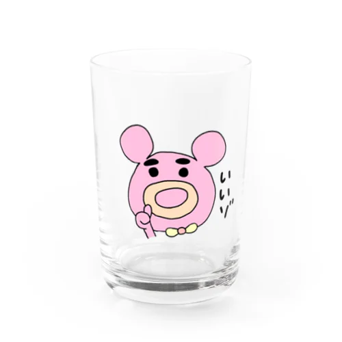 いいぞくま Water Glass