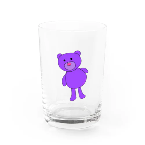 紫くま Water Glass