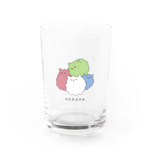 4色毛玉 Water Glass