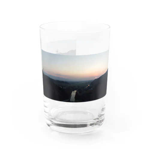 寺内ダムからの夕暮れ Water Glass