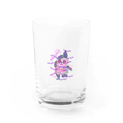 うさパンダちゃん Water Glass