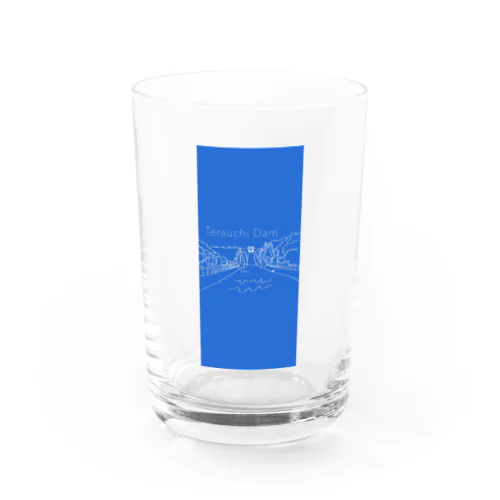 寺内ダムっぽい何か・ブルー Water Glass