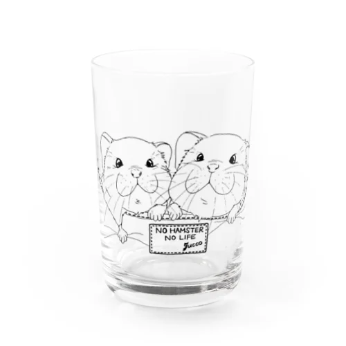 ポケットからひょっこりハムスター Water Glass