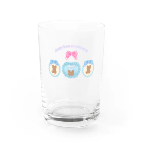 sleepy bear Water Glass