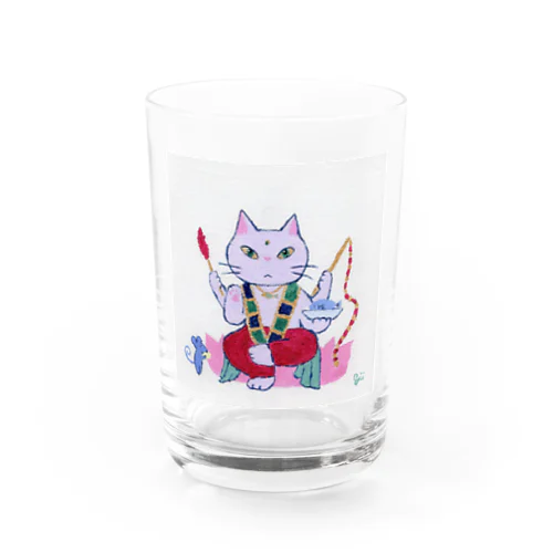 猫神さま Water Glass