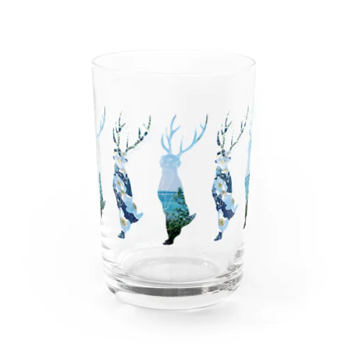 おすましｽﾀｲﾙの鹿さん？グラス Water Glass