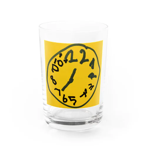 Yellow Wach Water Glass