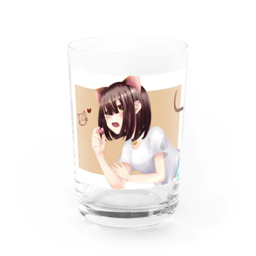 ねこさん Water Glass