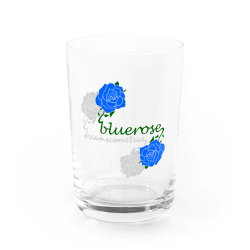 Blue rose（青い薔薇） Water Glass