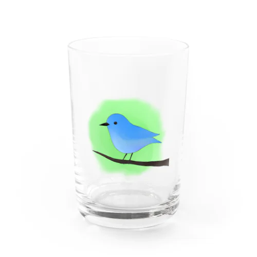 幸せの青い鳥 Water Glass