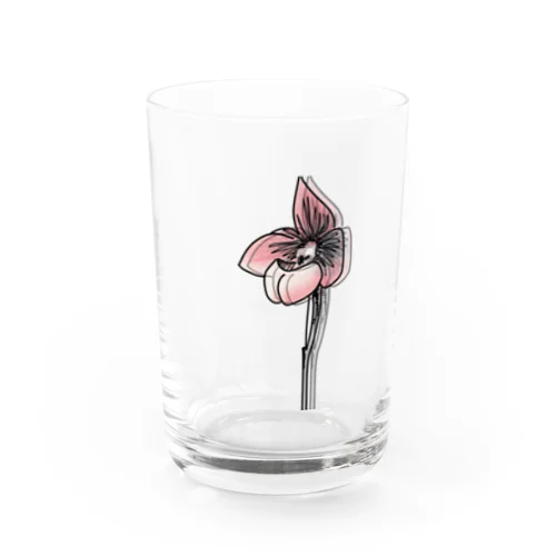 Flower Water Glass